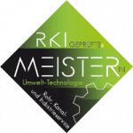 Logo eines geprüften Meisters in Umwelt-Technologie